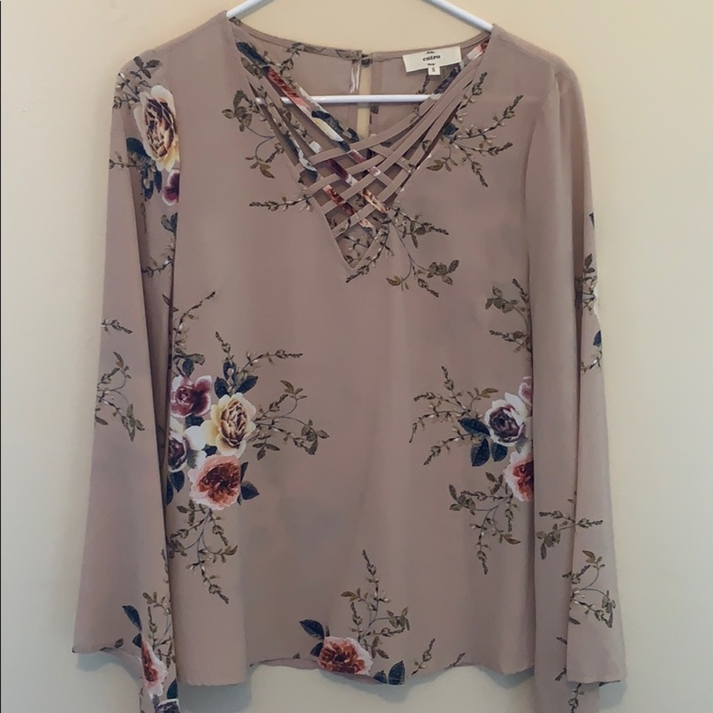 Cross cross blouse